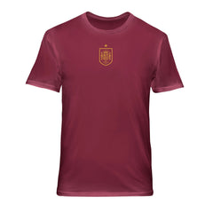 Spain National Team 1863FC Back Wordmark Soft Wash T-Shirts - Red