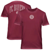 Bayern Munich 1863FC Back Wordmark Soft Wash T-Shirts - Red