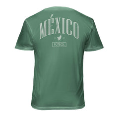 Mexico National Team 1863FC Back Wordmark Soft Wash T-Shirts - Green