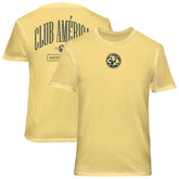 Club America 1863FC Back Wordmark Soft Wash T-Shirts - Yellow