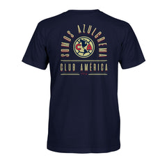 Club America 1863FC True To Glory Heavyweight T-Shirts - Navy