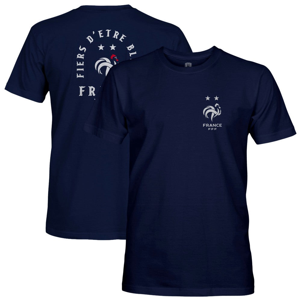 France National Team 1863FC True To Glory Heavyweight T-Shirts - Navy