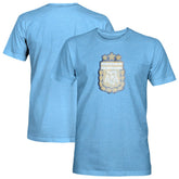 Argentina National Team 1863FC Color Badge Tri-Blend T-Shirts - Light Blue