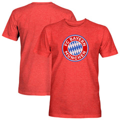 Bayern Munich 1863FC Color Badge Tri-Blend T-Shirts - Red