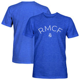 Real Madrid 1863FC Team Arch Vintage Tri-Blend T-Shirts - Blue