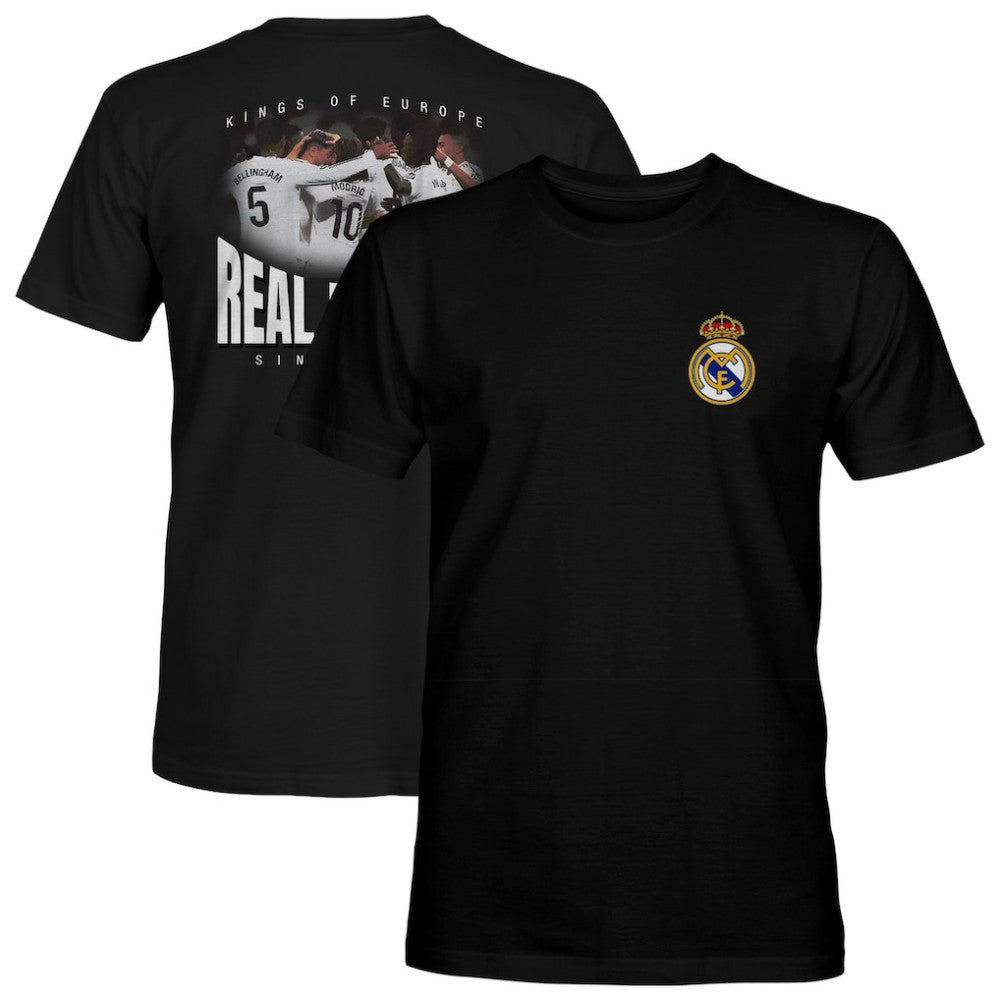 Real Madrid 1863FC Kings Heavyweight T-Shirts - Black