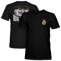 Real Madrid 1863FC Kings Heavyweight T-Shirts - Black