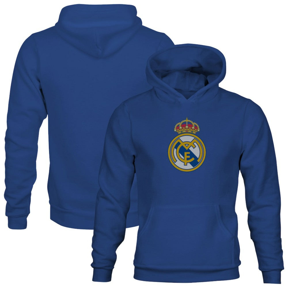 Real Madrid 1863FC Youth Color Badge Fleece Hoodie - Blue