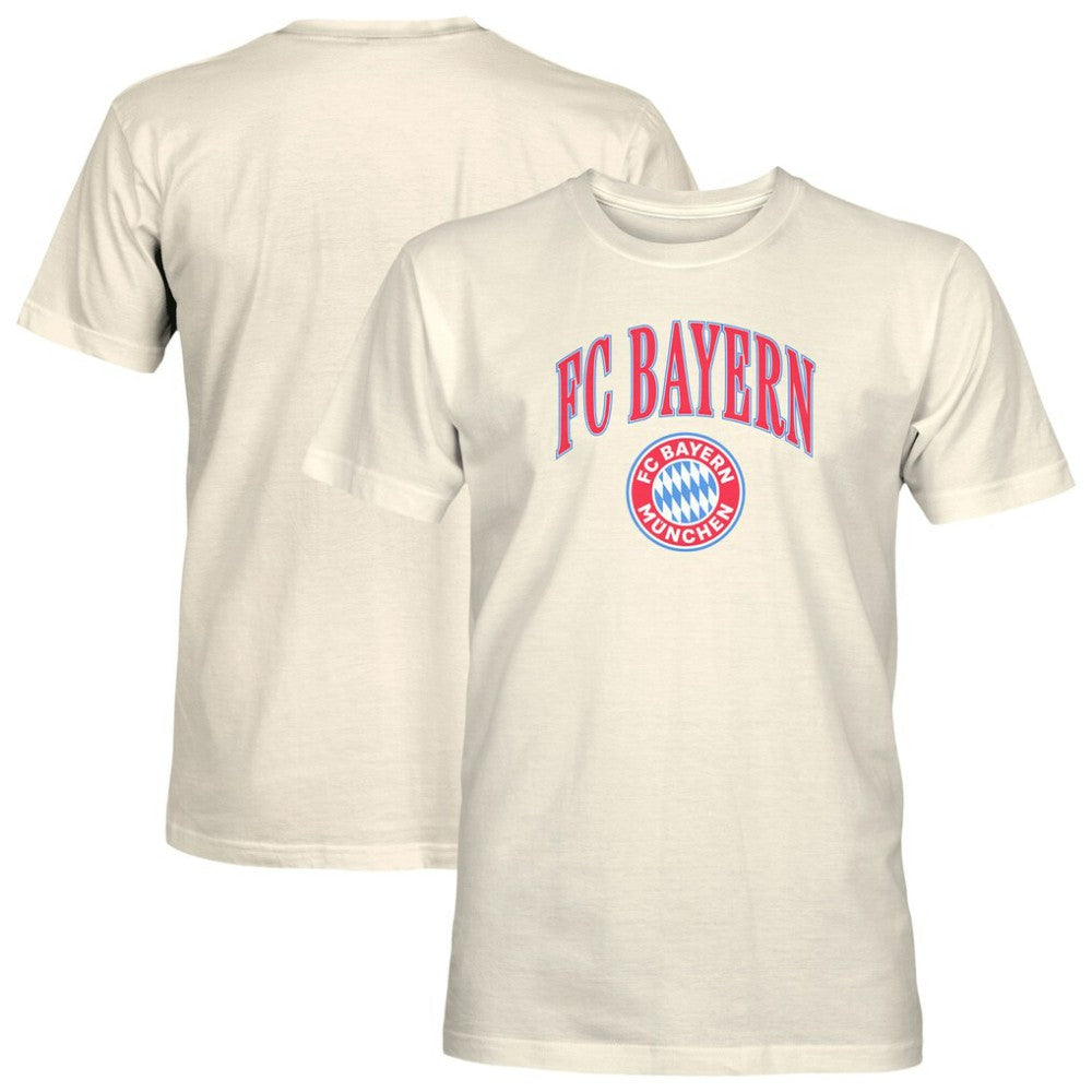 Bayern Munich 1863FC Retro Stripes T-Shirts - Cream