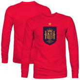 Spain National Team 1863FC Color Badge Long Sleeve T-Shirts - Red