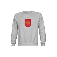 Spain National Team 1863FC Youth Color Badge Sweatshirt - Gray