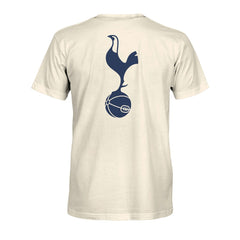 Tottenham Hotspur 1863FC Big Logo Heavyweight T-Shirts - Cream