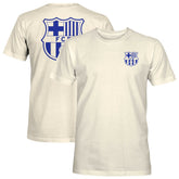 Barcelona 1863FC Big Logo Heavyweight T-Shirts - Cream