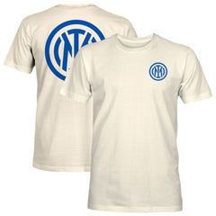 Inter Milan 1863FC Big Logo Heavyweight T-Shirts - Cream