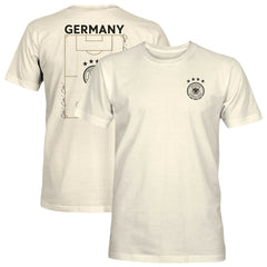 Germany National Team 1863FC Own the Pitch Heavyweight T-Shirts - Cream