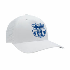Barcelona 1863FC Mono Badge High Point Adjustable Hat - White