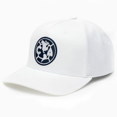 Club America 1863FC Mono Badge High Point Adjustable Hat - White