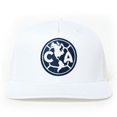 Club America 1863FC Mono Badge High Point Adjustable Hat - White