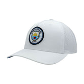 Manchester City 1863FC Mono Badge High Point Adjustable Hat - White