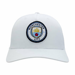 Manchester City 1863FC Mono Badge High Point Adjustable Hat - White