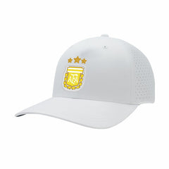 Argentina National Team 1863FC Mono Badge High Point Adjustable Hat - White