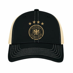 Germany National Team 1863FC Color Badge Offroad Adjustable Trucker Hat - Black