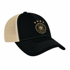 Germany National Team 1863FC Color Badge Offroad Adjustable Trucker Hat - Black