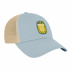 Argentina National Team 1863FC Color Badge Offroad Adjustable Trucker Hat - Light Blue