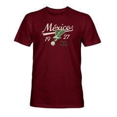 Mexico National Team 1863FC Script T-Shirts - Maroon