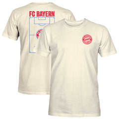 Bayern Munich 1863FC Duo-Tone Stadium Soft Wash T-Shirts - Cream
