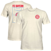 Bayern Munich 1863FC Duo-Tone Stadium Soft Wash T-Shirts - Cream