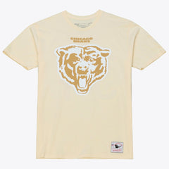 Walter Payton Chicago Bears Sandman Name & Number T-Shirt Cream - Mitchell & Ness