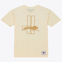 Barry Sanders Detroit Lions Sandman Name & Number T-Shirt Cream - Mitchell & Ness