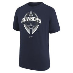Dallas Cowboys Youth Icon Legend T-Shirt Navy - Nike