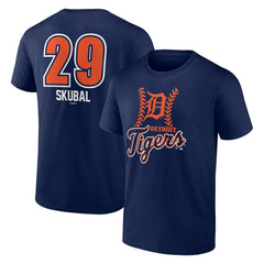 Tarik Skubal Detroit Tigers Fastball Player Name & Number T-Shirt Lifestyle
