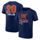 Spencer Torkelson Detroit Tigers Fastball Player Name & Number T-Shirt Near Me