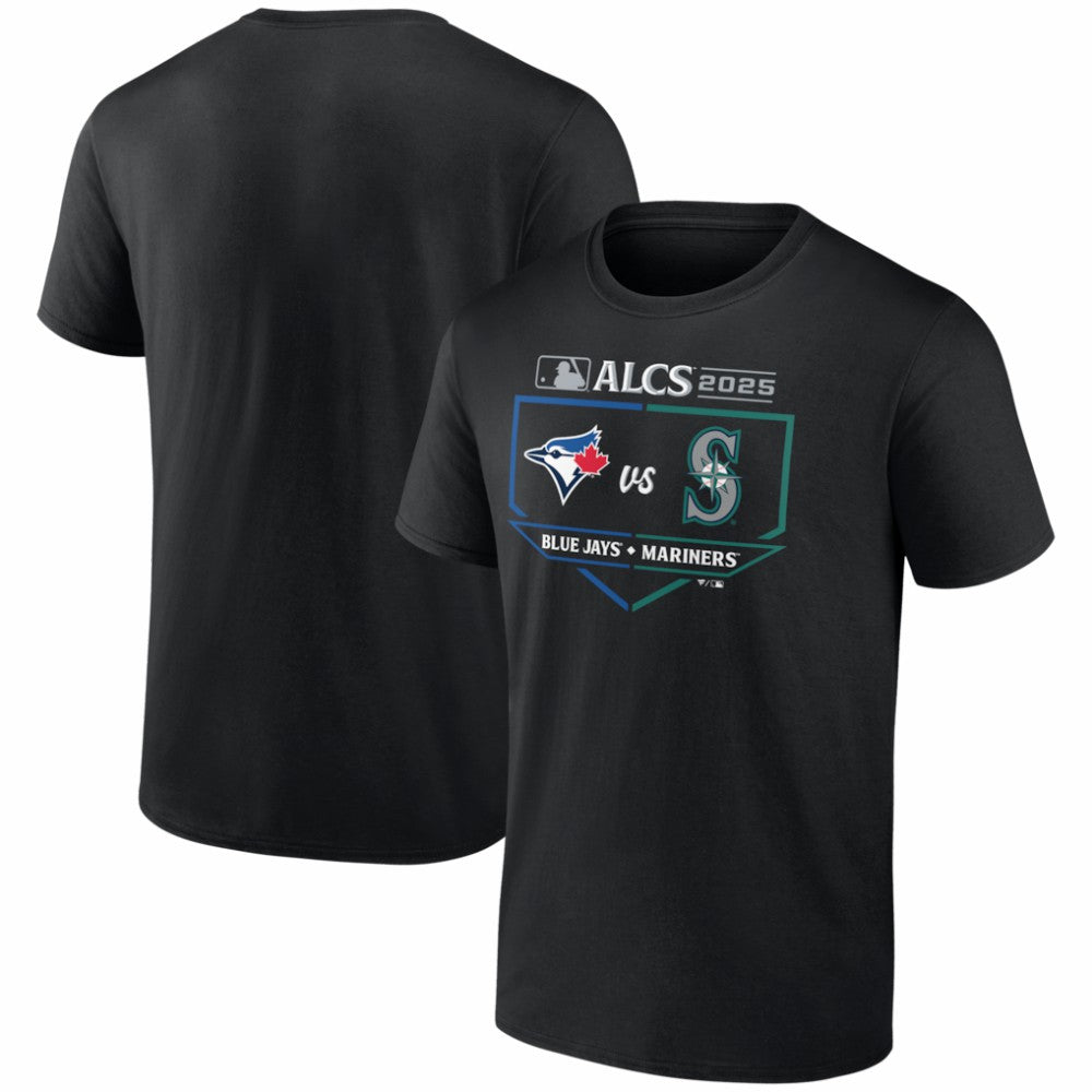 Toronto Blue Jays vs. Seattle Mariners 2025 American League Championship Series Matchup Batter's Box T-Shirt Online