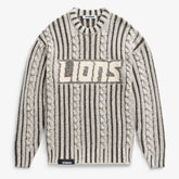 Detroit Lions Off Season x NFL Unisex Cable Knit Sweater Cream/Gray - NFL