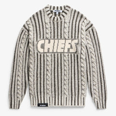 Kansas City Chiefs Off Season x NFL Unisex Cable Knit Sweater Cream/Gray - NFL