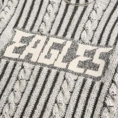 Philadelphia Eagles Off Season x NFL Unisex Cable Knit Sweater Cream/Gray - NFL