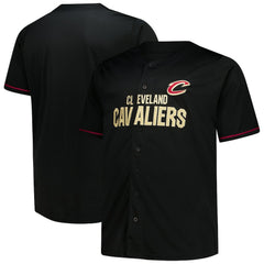 Fanatics - Cleveland Cavaliers Big & Tall Pop Full-Button Jersey - Black