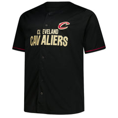 Fanatics - Cleveland Cavaliers Big & Tall Pop Full-Button Jersey - Black