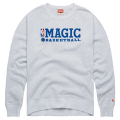 NBA - Orlando Magic Homage Unisex Logoman Retro Tri-Blend Raglan Sweatshirt - Ash