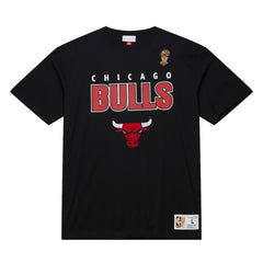 Mitchell & Ness - Chicago Bulls Hardwood Classics Throw It Back Premium T-Shirt - Black