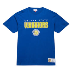 Mitchell & Ness - Golden State Warriors Hardwood Classics Throw It Back Premium T-Shirt - Royal