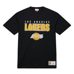 Mitchell & Ness - Los Angeles Lakers Hardwood Classics Throw It Back Premium T-Shirt - Black