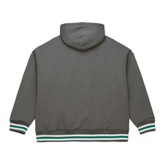 Mitchell & Ness - Milwaukee Bucks Throw It Back Quilted Fleece Quarter-Zip Hoodie - Gray