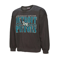 Mitchell & Ness - Detroit Pistons NBA Downtown Collection Fleece Sweatshirt - Black