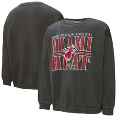 Mitchell & Ness - Miami Heat NBA Downtown Collection Fleece Sweatshirt - Black