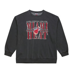 Mitchell & Ness - Miami Heat NBA Downtown Collection Fleece Sweatshirt - Black